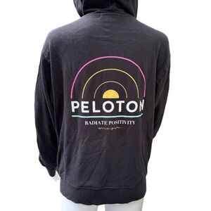 Peloton Spiritual Gangster Women’s Rainbow Hoodie Sweatshirt Size Medium